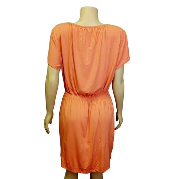 A.P.C. Women's Peach Color Dress L - Picture 4 of 7